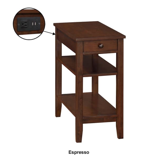 Convenience Concepts American Heritage Chairside End Table Boscov's