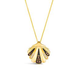 Le Vian Honey Gold & Diamonds Upside-Down Seashell Pendant