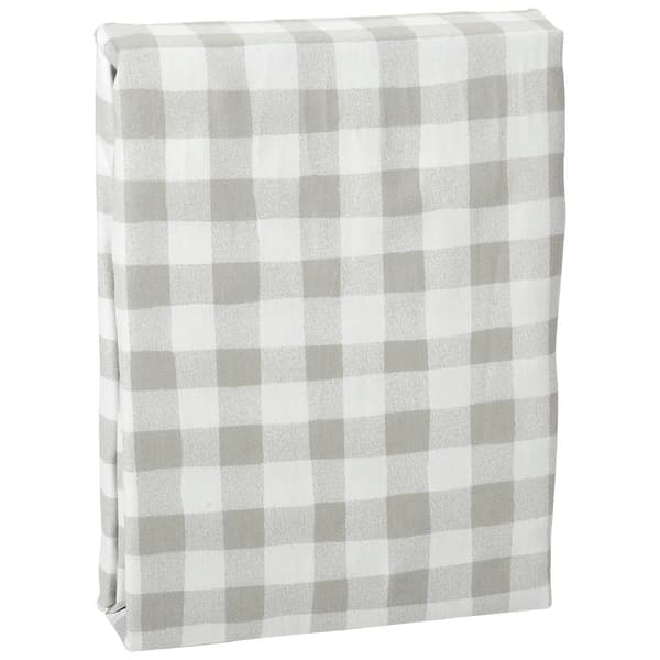The Peanutshell Checkered Fitted Crib Sheet Boscov's
