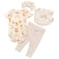 Baby Girl (NB-9M) Rene Rofe(R) Rainbow & Floral 4pc. Pants Set - image 1