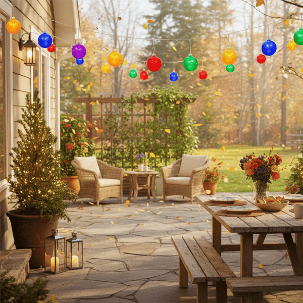 Hofert LED Globe Patio Light Set, 20ct