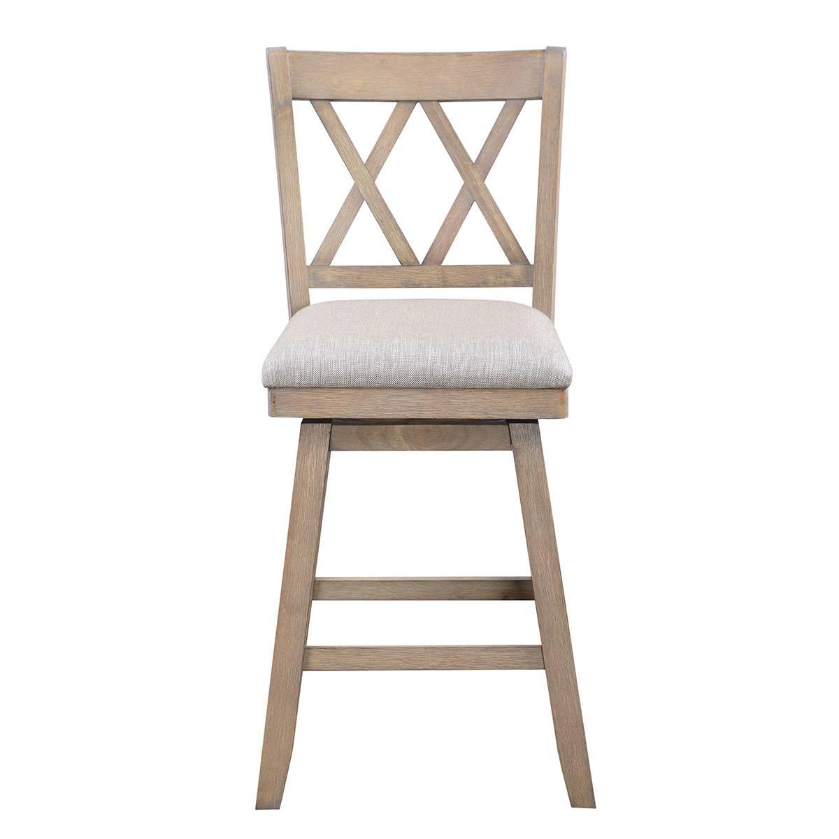 Home 2 Office 37.5in. Double Cross Back Bar Stool