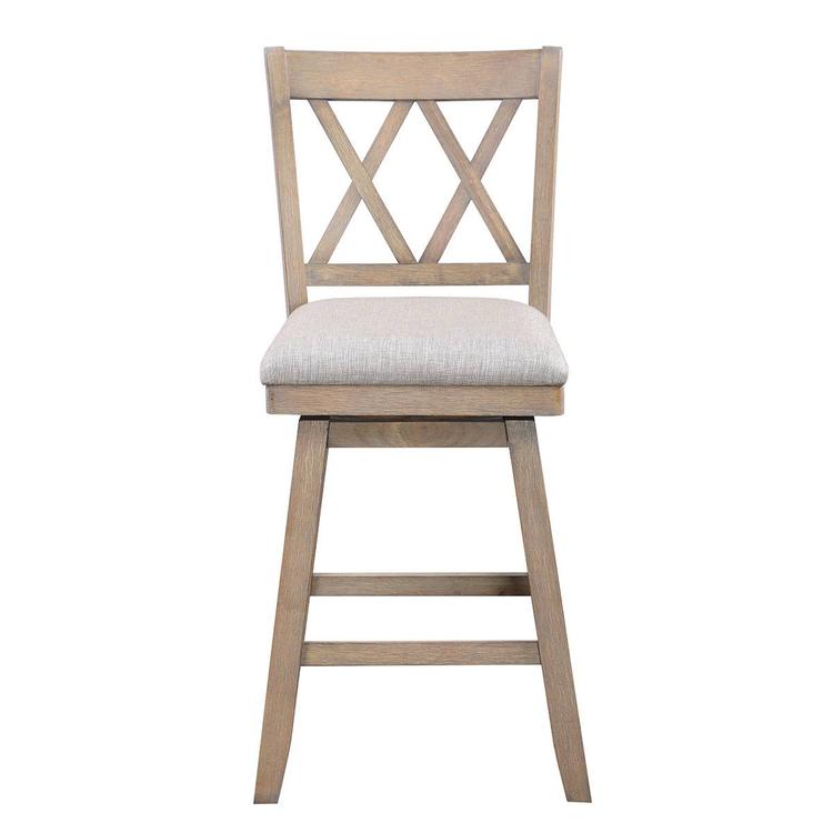 Home 2 Office 37.5in. Double Cross Back Bar Stool
