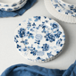 Stone Lain Fiore 4pc. New Bone China Salad Plate Set - image 2