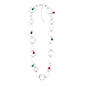 Silver Circle Chain with Jingle Bells Long Necklace - image 1
