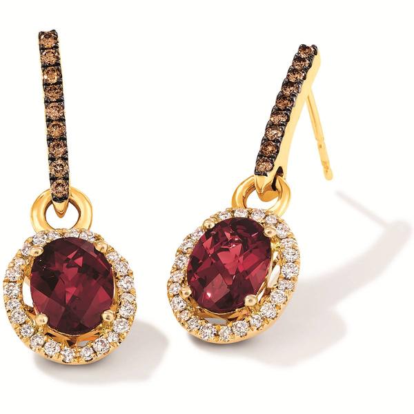 Le Vian(R) Rhodolite Garnet Drop Earrings w/ Vanilla Diamonds(R) - image 