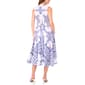 Womens Cece Sleeveless V Neck Jacquard Fit & Flare Dress - image 2