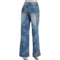Juniors Madden Girl 90''s Wide Leg Floral Print Jeans - image 3