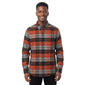 Mens Jackson Hole Long Sleeve Flannel Shirt - Orange/Black/Grey - image 1