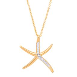 Accents by Gianni Argento Diamond Accent Starfish Pendant