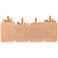 Northlight Plaid Pumpkins Wooden Fall Harvest Sign - 11in. - image 6