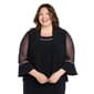 Plus Size R&M Richards Rhinestone Trim Jacket Dress - image 6