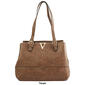 DS Fashion NY Gold V Hardware Tote - image 7