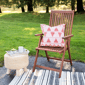 Northlight Handloom Woven Outdoor Square Throw Pillow - Orange - image 2