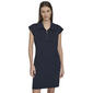Womens Andrew Marc New York Scuba Collared Quarter Zip Dress - image 1