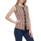 Womens NY Collection Plaid Pleather Vest - image 1