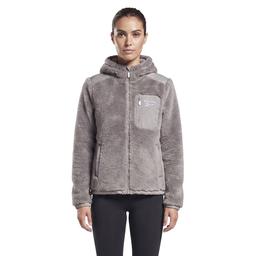 Womens Reebok(R) Double Fleece Jacket with Chest Zip Pocket