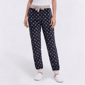 Womens Attraction De Nuit Heart Plush Pajama Bottoms - image 1