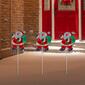 Northlight Seasonal Christmas Santa Pathway Markers - Set of 3 - image 2