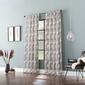 Colossal Modern Print Slub Rod Pocket Sheer Curtains - image 8