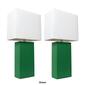 Elegant Designs&#8482; Modern Leather Table Lamps - Set of 2 - image 13