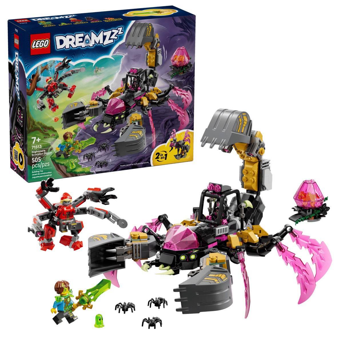 Open Video Modal for LEGO(R) DREAMZzz(tm) Nightmare Scorpion Digger Building Kit