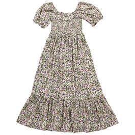 Girls &#40;7-16&#41; Jessica Simpson Puff Sleeve Floral Maxi Dress