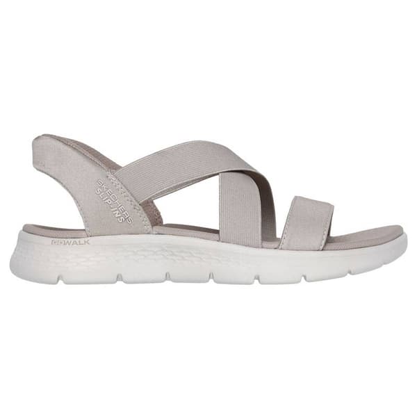 Womens Skechers Slip-Ins&#174; Go Walk Flex Sandal - Glimmer