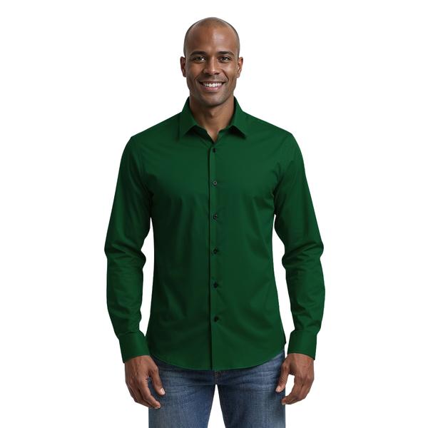 Mens Architect(R) Performance Fitted Dress Shirt - Eden - image 