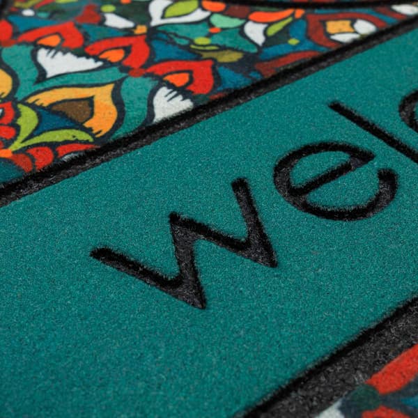 Mohawk Home Bohemian Kingdom Mosaic Welcome Rectangle Doormat