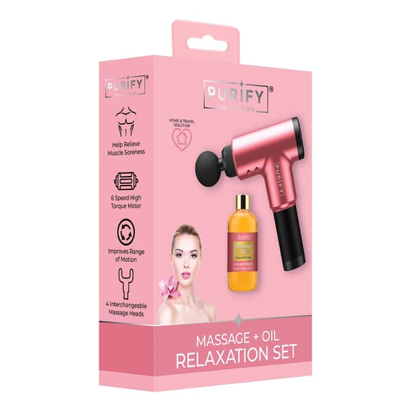 Trakk Purify Massage Gun w/ Oil Relaxation