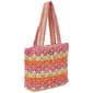 Sun ''N'' Sand Pink Paper Straw Tote - image 2