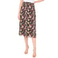 Womens Cece Pull On Pleated Floral Midi Skirt - image 1