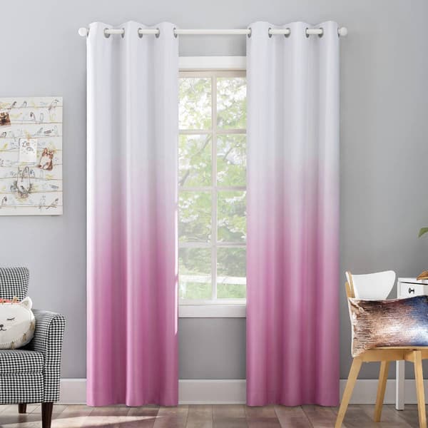 Ombre Blackout Grommet Panel Curtain - image 