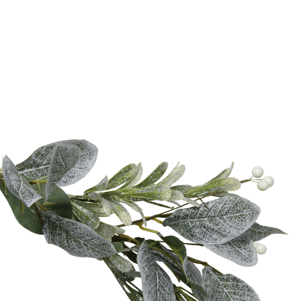 Northlight 5ft. Iced Leaves & Winter Berries Christmas Garland