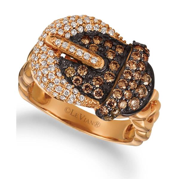 Le Vian&#40;R&#41; 14kt. Strawberry Gold&#40;R&#41; & Diamond Ring - image 