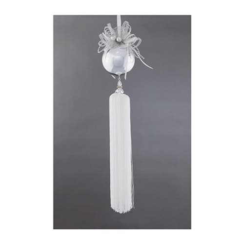 CC Christmas Décor 21in. Silver Ball Christmas Ornament
