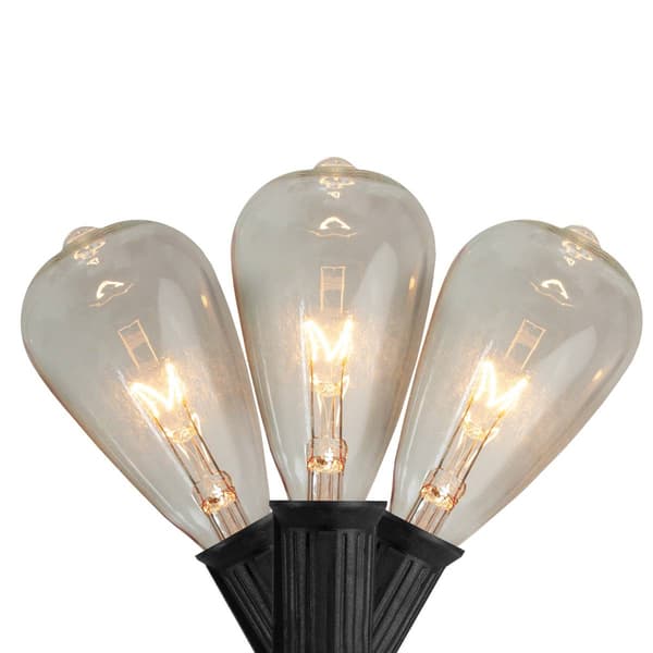 Northlight Seasonal 10ct. Edison Glass Christmas Patio Light Set