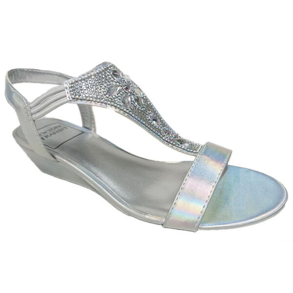 Womens New York Transit Tear Drop Wedge Sandals - image 