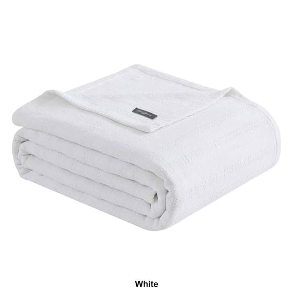 Eddie Bauer Variegated Weave Stripe Blanket