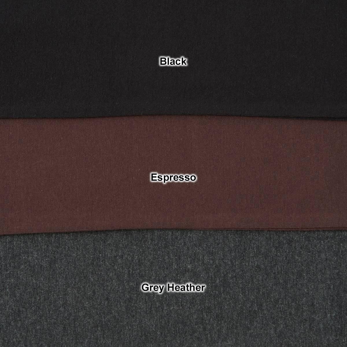 Womens HUE® Wide Waistband Blackout Cotton Leggings