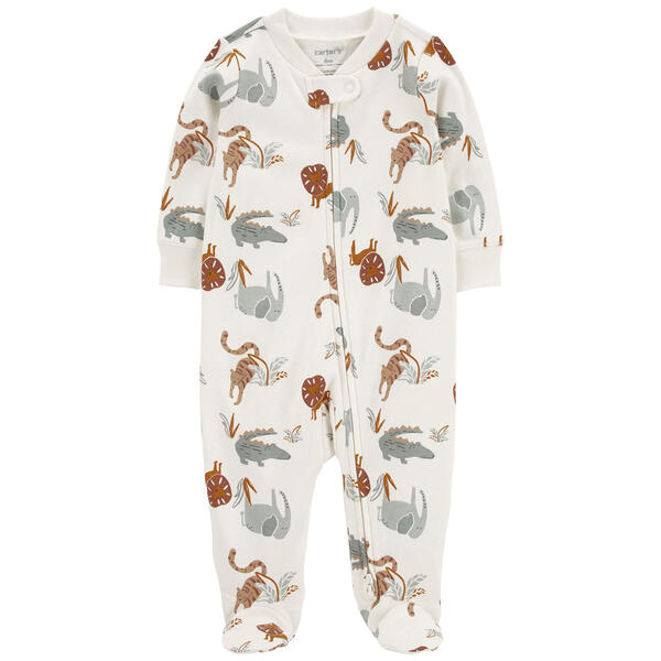 Baby Boy &#40;NB-9M&#41; Carters&#40;R&#41; Safari Interlock Sleep N Play - image 