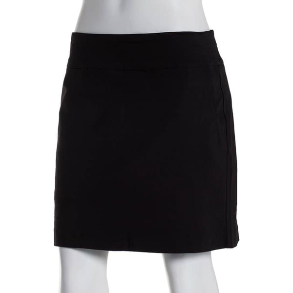 Womens Zac & Rachel Pull On Solid Skort - image 