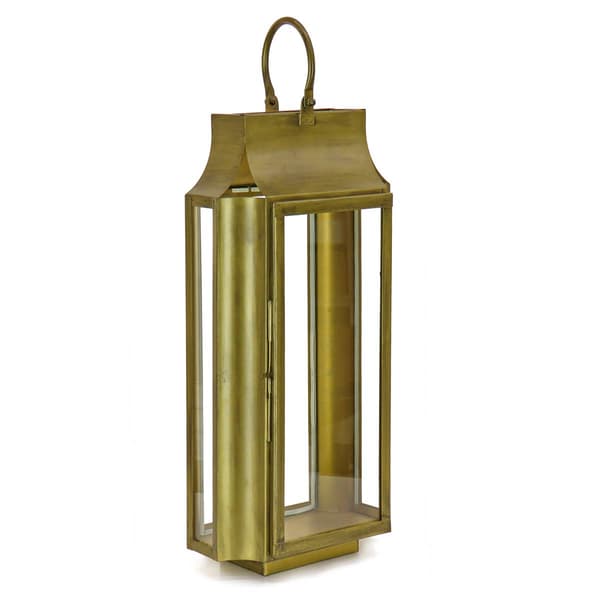 National Tree 25in. Antique Bronze Large Slim Lantern - image 