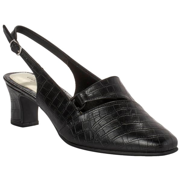 Womens Easy Street(R) Croco Slingback Heels