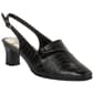 Womens Easy Street(R) Croco Slingback Heels - image 1