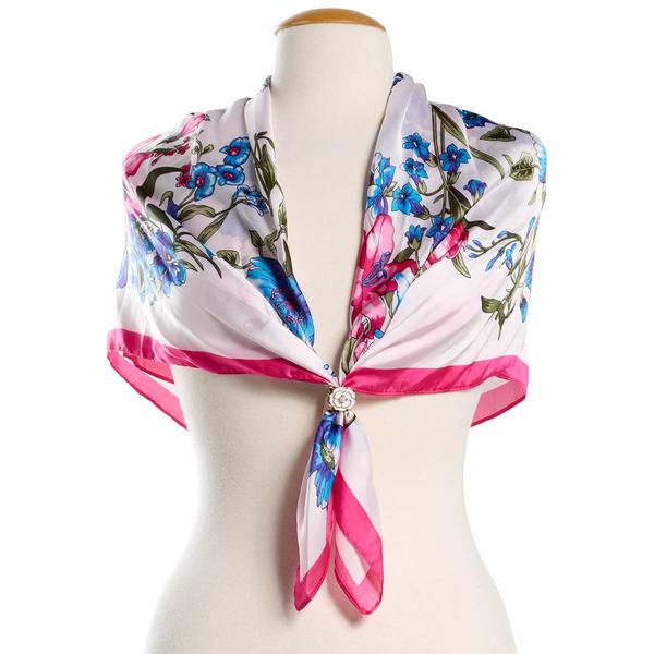 Womens Jessica Mcclintock Yellow Status Scarf