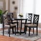 Baxton Studio Selby Modern Dark Brown Wood 5pc. Dining Set - image 8