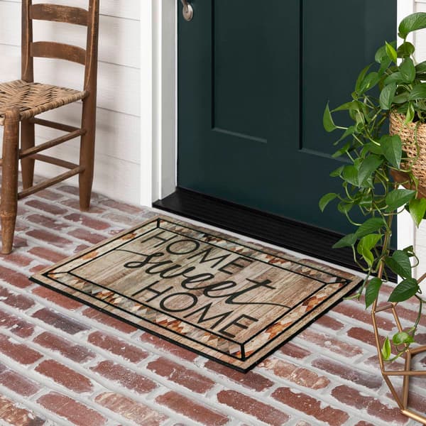 Mohawk Home Rustic Home Sweet Home Rectangle Doormat