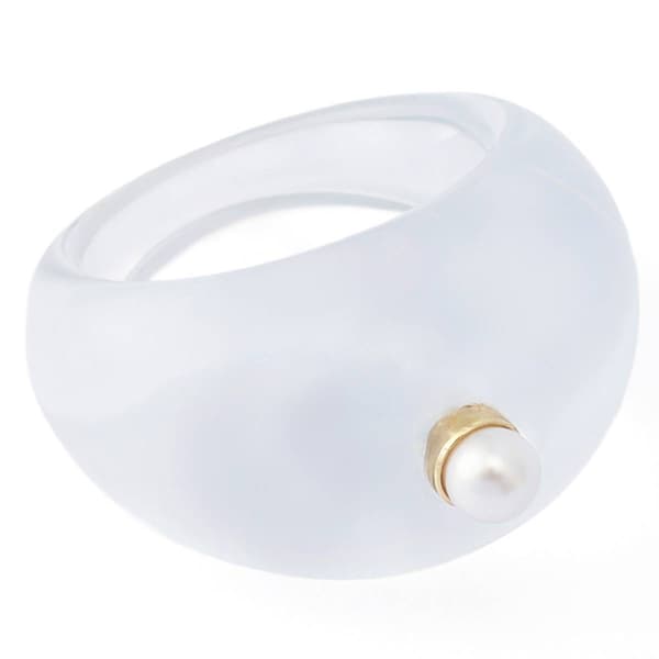 Steve Madden Pearl Jelly Ring